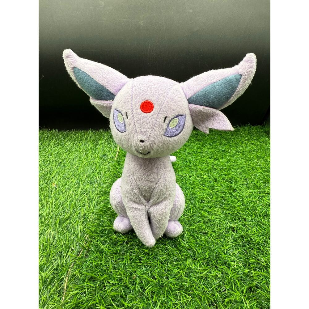 Pokémon XY Evolutions Espeon 2016 Tomy 7” Plush – Light Purple